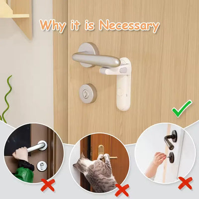 Childproof Door Lever Lock