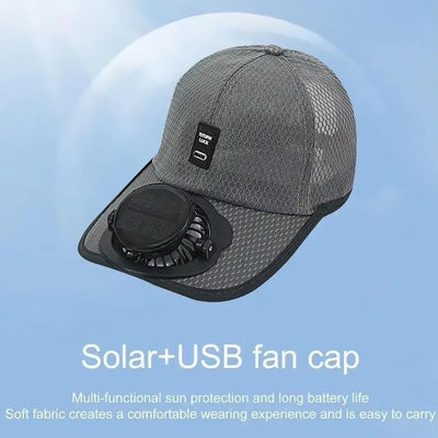 BreezeCool Solar Fan Cap