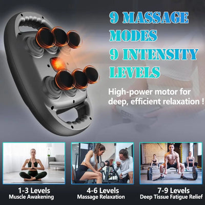 6 Head Massage Gun for Deep Tissue