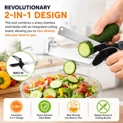 2-in-1 Kitchen Clever Knife