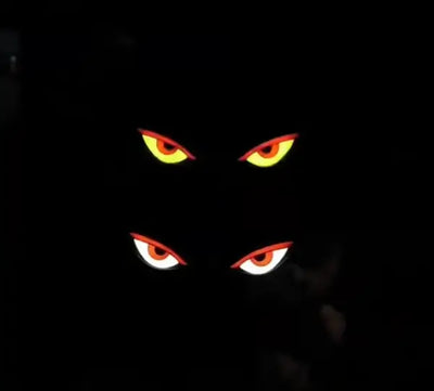Solar Demon Eye LED Car Light — Wireless, Auto Night Glow