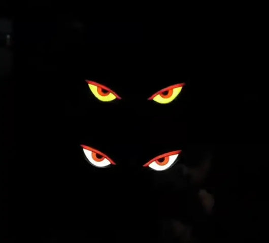 Solar Demon Eye LED Car Light — Wireless, Auto Night Glow