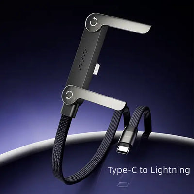 240W SuperCharge 360° Rotating Invisible Stand Detachable 2-in-1 Charging Cable