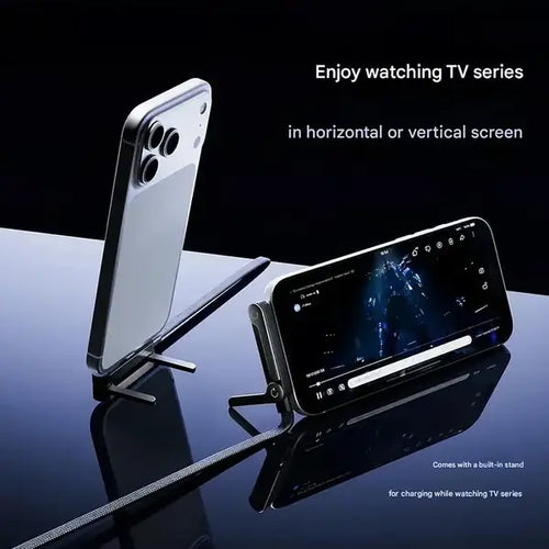 240W SuperCharge 360° Rotating Invisible Stand Detachable 2-in-1 Charging Cable