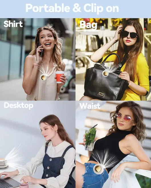 Portable Silent Mini Bladeless Electric Fan