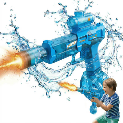 Electric Toy Water Gun with Flame Light Effects