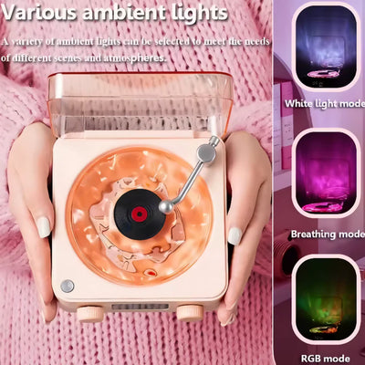 Mini Retro Record Player