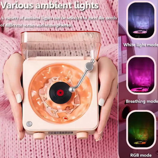 Mini Retro Record Player