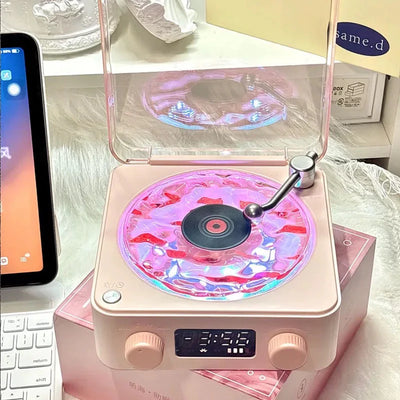 Mini Retro Record Player