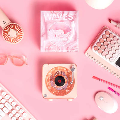 Mini Retro Record Player
